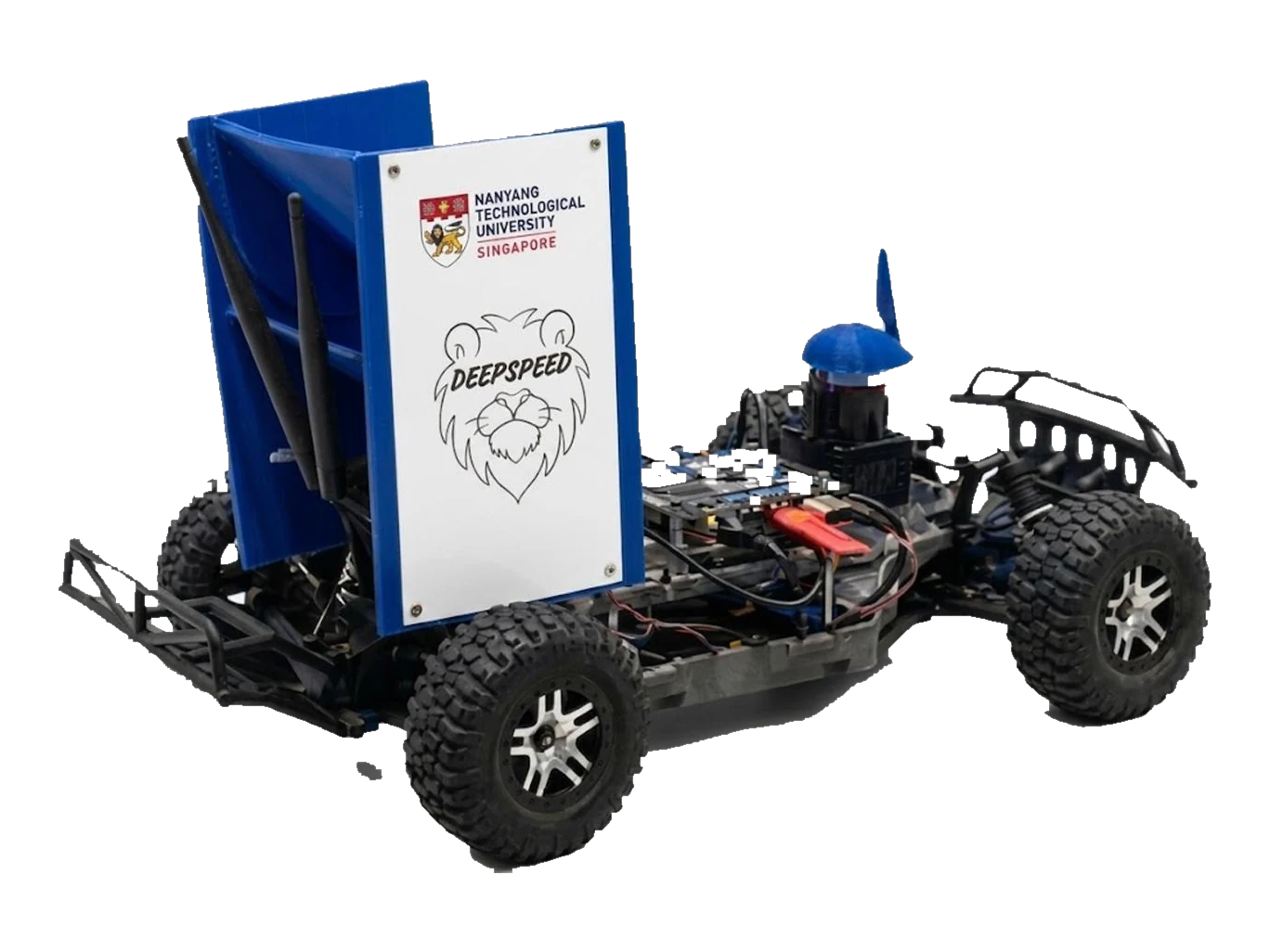 The NTU DeepSpeed 1:10 scale autonomous race car